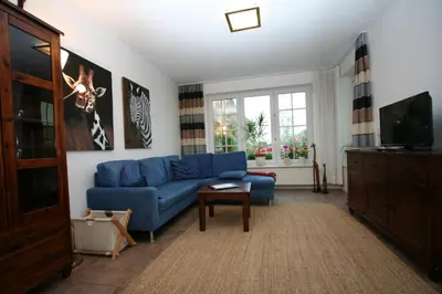 TV/Unterhaltungsangebot in der Unterkunft Ferienwohnung Templin