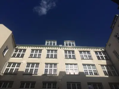Das Gebäude in dem sich die Ferienwohnung befindet