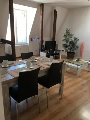 TV/Unterhaltungsangebot in der Unterkunft Ferienwohnung Brandenburger Straße
