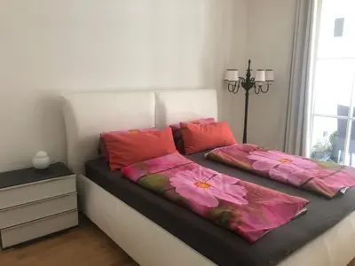 Ein Bett oder Betten in einem Zimmer der Unterkunft Luxury 145 m2 Apartment with Terrace