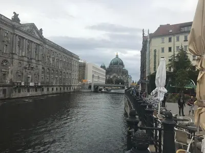 Blick auf einen Fluss in der Nähe der Ferienwohnung