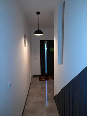 Grundriss der Unterkunft Ferienwohnung Berlin - Schönefeld Flughafen mit Küche