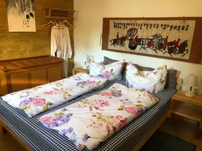 Ein Bett oder Betten in einem Zimmer der Unterkunft Haus Alwine
