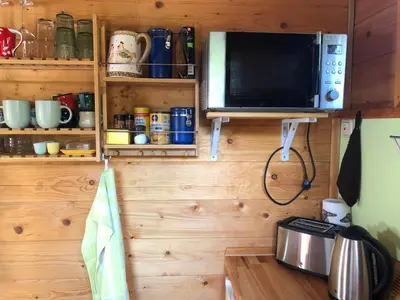 Küche/Küchenzeile in der Unterkunft Haus Alwine