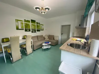 Küche/Küchenzeile in der Unterkunft Ferienwohnung Felix