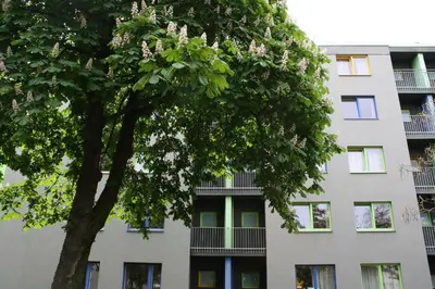 Das Gebäude in dem sich das Hostel befindet