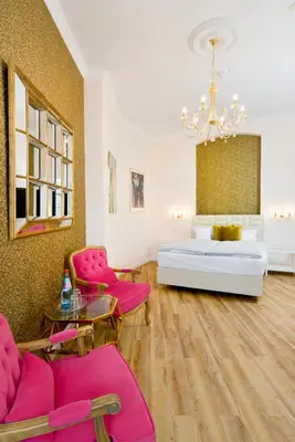Ein Sitzbereich in der Unterkunft Arco Smart Hotel Berlin