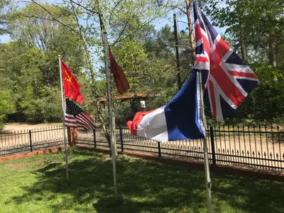 Ein Garten an der Unterkunft Domizil Katharina