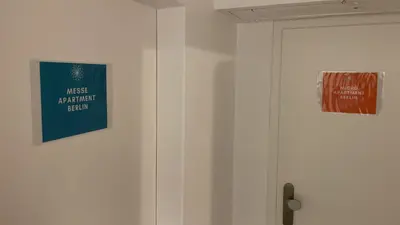 Grundriss der Unterkunft Messe Apartment Berlin