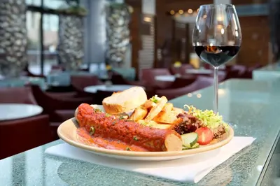 Essen im Hotel oder in der Nähe