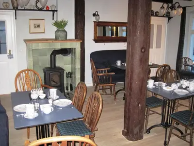 Ein Sitzbereich in der Unterkunft B&B Fiddler's Inn