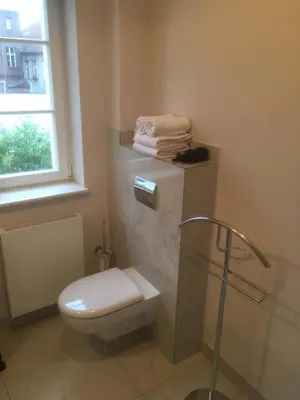 Ein Badezimmer in der Unterkunft B&B Fiddler's Inn