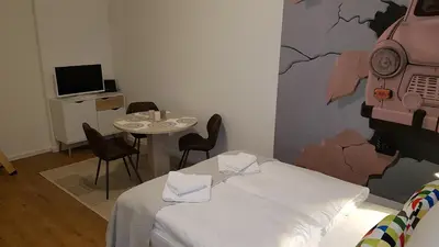 TV/Unterhaltungsangebot in der Unterkunft Studio Apartment for 3