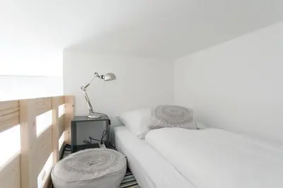 Ein Bett oder Betten in einem Zimmer der Unterkunft Studio Apartment for 3