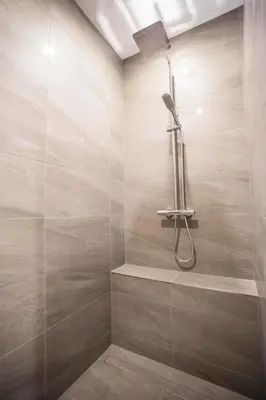 Ein Badezimmer in der Unterkunft Spreehaus-Apartments