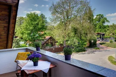 Ein Garten an der Unterkunft Spreewaldferienhaus - Urlaub