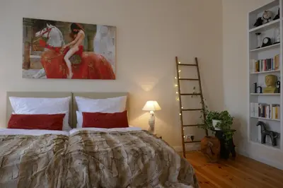 Ein Bett oder Betten in einem Zimmer der Unterkunft Apartments Nähe Hauptbahnhof