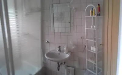 Ein Badezimmer in der Unterkunft Familie Drescher