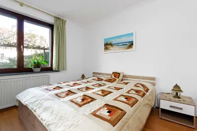 Ein Bett oder Betten in einem Zimmer der Unterkunft Cottage near centrum, paradise