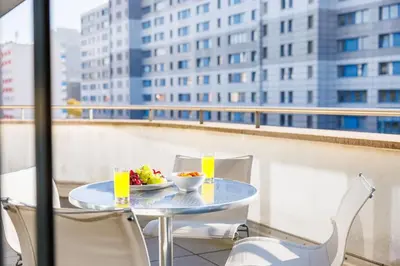 Ein Balkon oder eine Terrasse in der Unterkunft Hapimag Berlin Gendarmenmarkt