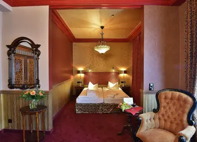 Ein Bett oder Betten in einem Zimmer der Unterkunft Myer's Hotel Berlin