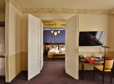 Ein Bett oder Betten in einem Zimmer der Unterkunft Myer's Hotel Berlin
