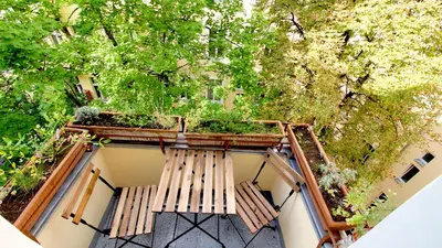 Ein Garten an der Unterkunft Berlin Apartment