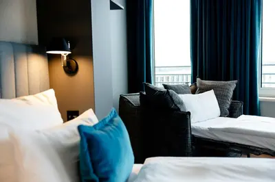 Ein Bett oder Betten in einem Zimmer der Unterkunft Motel One Berlin-Hauptbahnhof