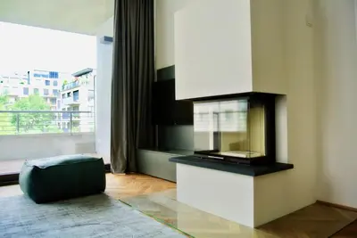 Küche/Küchenzeile in der Unterkunft BonusFeature Apartments