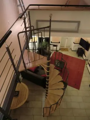 Ein Sitzbereich in der Unterkunft maisonette