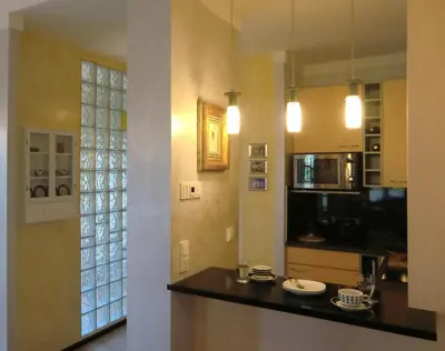 Küche/Küchenzeile in der Unterkunft maisonette