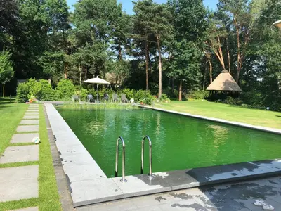 Der Swimmingpool an oder in der Nähe von Schmeling Haus Bad Saarow