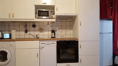 Küche/Küchenzeile in der Unterkunft Ferienwohnung Roch GbR