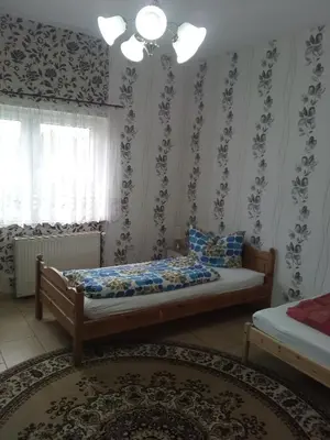 Ein Bett oder Betten in einem Zimmer der Unterkunft Mein Marienhof