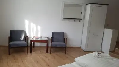 Ein Bett oder Betten in einem Zimmer der Unterkunft Pension New Nomads