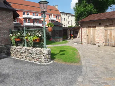 Das Gebäude in dem sich die Ferienwohnung befindet
