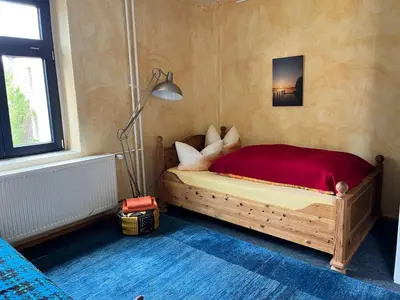 Ein Bett oder Betten in einem Zimmer der Unterkunft Kornspeicher Himmelpfort