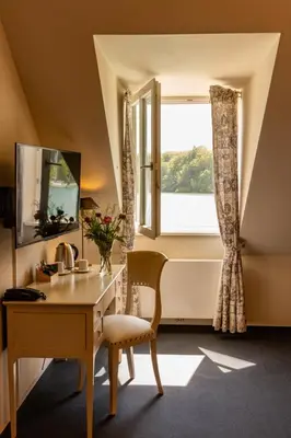 TV/Unterhaltungsangebot in der Unterkunft Café Wildau Hotel & Restaurant am Werbellinsee
