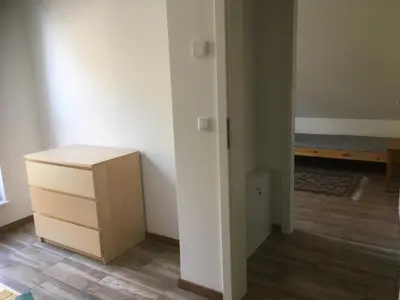 Ein Bett oder Betten in einem Zimmer der Unterkunft Schönwalde B