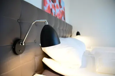 Ein Bett oder Betten in einem Zimmer der Unterkunft Luxstay Werder