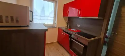 Küche/Küchenzeile in der Unterkunft Spreewälder Ferienpension