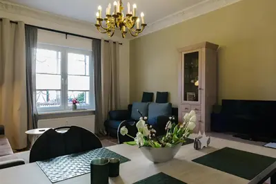 TV/Unterhaltungsangebot in der Unterkunft 2 Zimmer Apartment Charlottchen