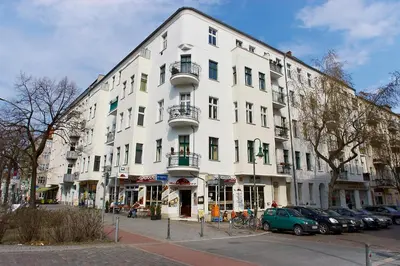 Das Gebäude in dem sich die Ferienwohnung befindet