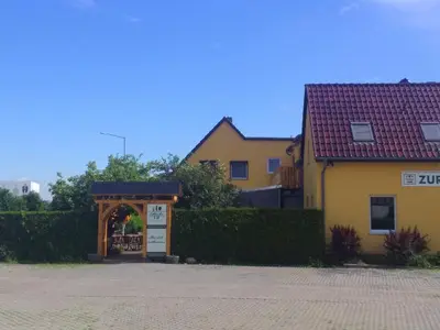 Das Gebäude in dem sich das Gasthaus befindet