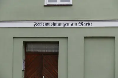 Ein Zertifikat, Auszeichnung, Logo oder anderes Dokument, das in der Unterkunft Ferienwohnung am Markt ausgestellt ist