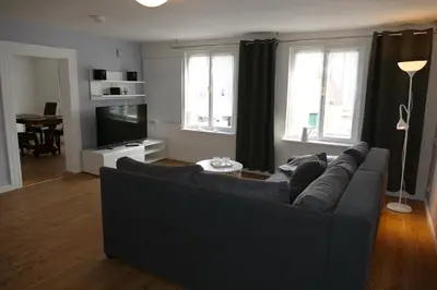 TV/Unterhaltungsangebot in der Unterkunft Ferienwohnung am Markt