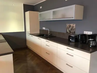 Küche/Küchenzeile in der Unterkunft Studio/Loft in Eberswalde