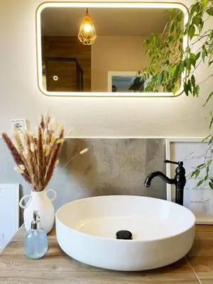 Ein Badezimmer in der Unterkunft 