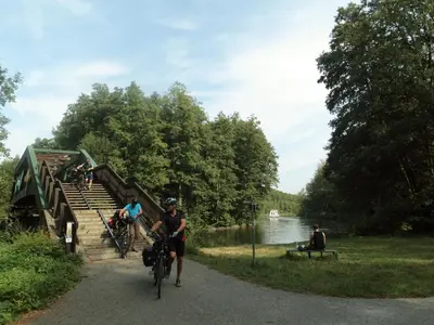Naturlandschaft in der Nähe des Ferienhauses
