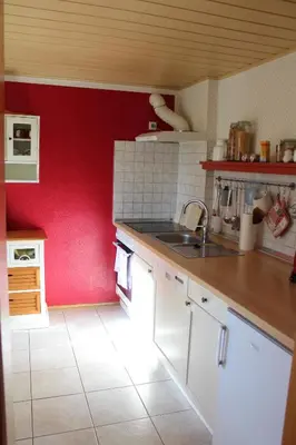Küche/Küchenzeile in der Unterkunft Ferienhaus Loose 8